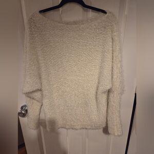Maurices Off-the-Shoulder Cream Sweater